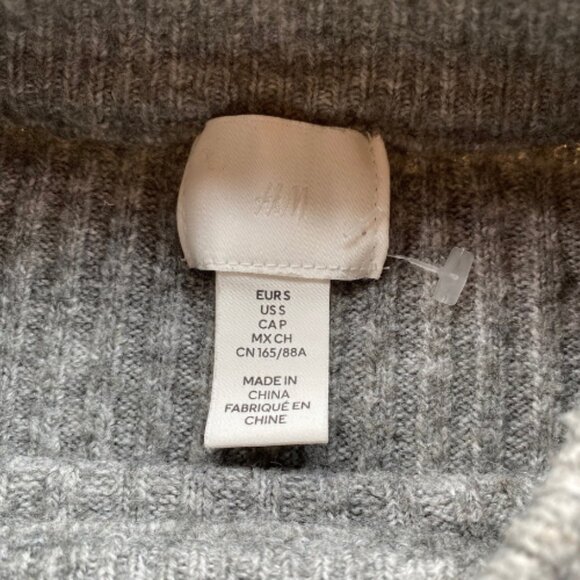 H&M Gray Crewneck Sweater | Size Small - Picture 2 of 3